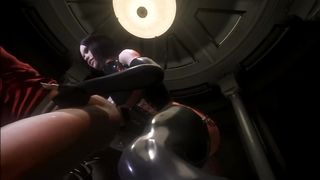 SFM VR 3D Latex Futa Mistress Fucks Male Slave Anal Rule34collection