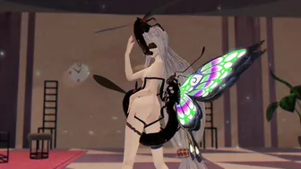 Skadi Arknights Hentai Insects Sex Mmd Nude Dance Purple Wings