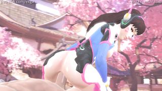 D.va pov cowgirl – Exga