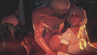 Ciri x Geralt x Yennefer, Doggystyle – Bruh-sfm