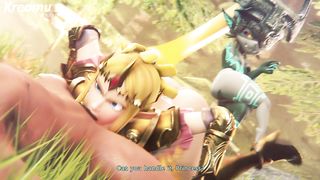 Zelda and Midna having a little friendly bonding moment – Kreamu