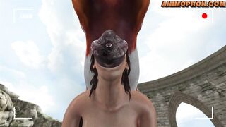 Lara with horse 2 All-the-way-through bonus – Animopron