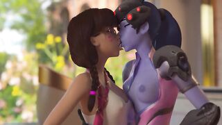 D.Va and Widowmaker’s sensual encounter – Ocboon