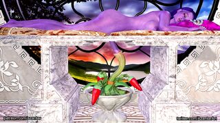 plant makes blowjob for dickgirl – Azantar