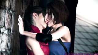 jill and Claire kissing – KamadevaSFM