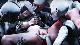 2B Robot Fingerfuck – Mllk