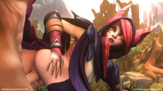 Xayah Doggy – Salsen3D