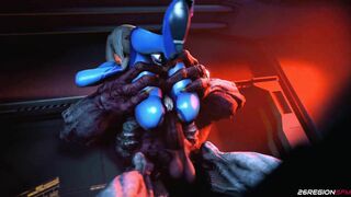 Samus Aran x Monsters – Samu’s Anal Marathon