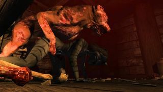 Khajiit Submits To Undead Hound’s Lust
