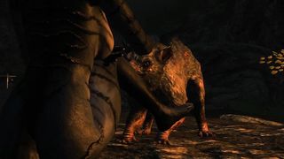 Khajiiti Teen Stuffed Full by Skeever