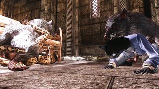 Two Khajiit Ratfucked in Temple