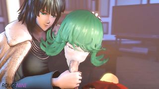 Saitama get’s a blowjob