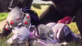 Widowmaker fucked by werewolf