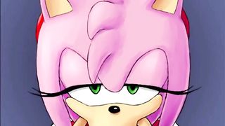 Amy Rose sucking you [ravenhawking]