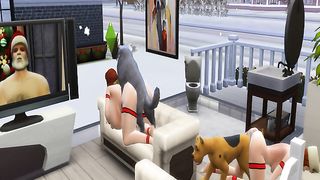 Velma and Daphne Christmas knot