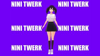 NINI ANIME GIRL SEXY TWERK