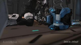 Halo – Kat and Elite by sinthetic