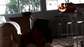 Sumthindifrnt – PAWG gets backshots in Halloween