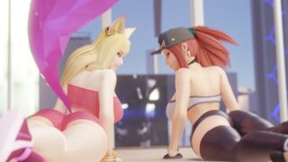 KDA Seducing The New Manager