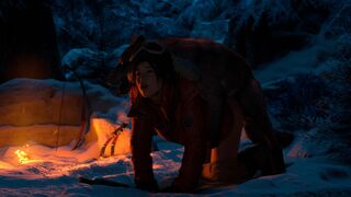 Lara with wolf [SintheticR18]