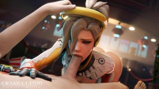 Mercy Sweet Blowjob in the Park