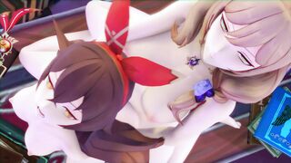 Futa Lisa x Amber – Genshin Impact