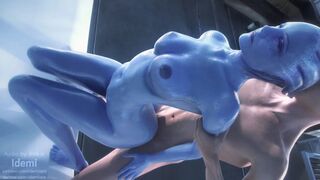 Liara T’Soni Standing Behind [Idemi]