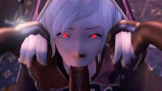 Robin/Grima twintail facefuck