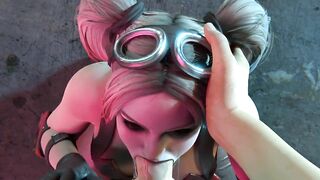 Harley Quinn Blowjob [darellak]