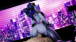 Widowmaker Cyberpunk Jump Sex