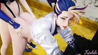 KDA Backstage – Ahri x Akali [futaholic]