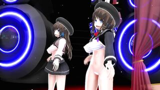 【MMD】3P 1 Re-Ver2 Girls mix