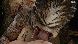 Female Predator Deepthroat Pov