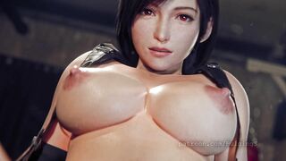 [FF7] Tifa Bare Thighjob [BulgingS]