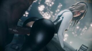 Gwen Stacy rooftop fun (black, with sound) [Polished Jade Bell]