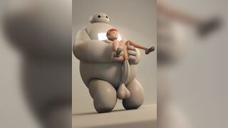 Baymax and Gwen [weirdosfm]