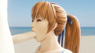 Kasumi BJ On The Beach Part 1 [TheDirtDen]
