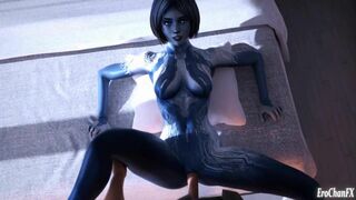 Cortana missionary – reverse cowgirl -squirt – blowjob