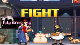 Futa Ryougi Shiki Giant Balls fucks Bulleta