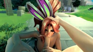 Miss Fortune blowjob (League of Legends)