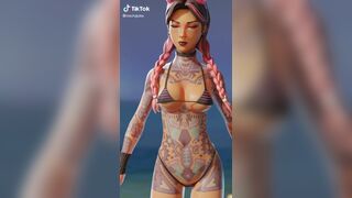 Jules in bikini (Fortnite)