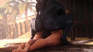 Farah fucked by a monster (lLgend of Queen Opala)