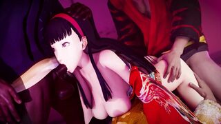 Yukiko Amagi Entertaining Her New Guests