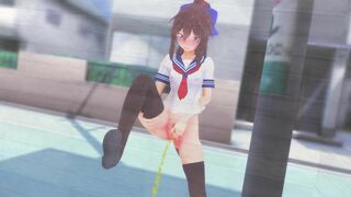 Hikari Public street Pee view1