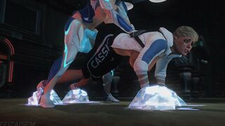 Cassie Cage Takes A Frosty Cock [Feizaisfm]