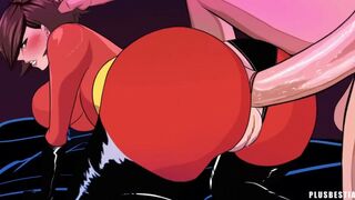 Helen Parr Anal Queen [White][Plusbestia]