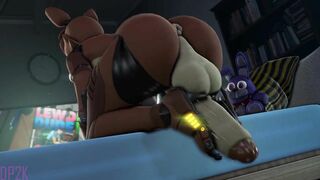 Scarlet Self Footjob – FNAF