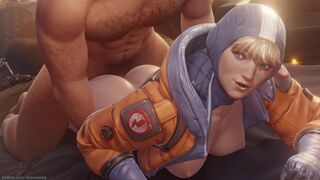 Wattson gets rewarded with some backshots. [Dzooworks]