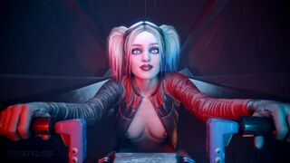 Wet Flying Harley Quinn [Its-Gergless]