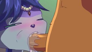 Krystal x Fox Looping Face Fuck